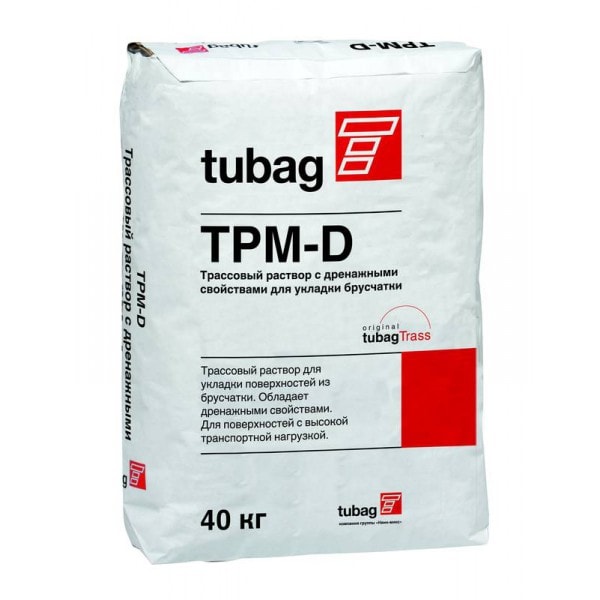 Трассовый раствор с дренажными свойствами TPM-D4